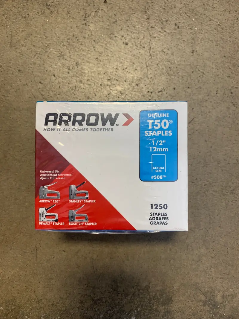 1/2-Inch Staples – 1,250 Per Box 1