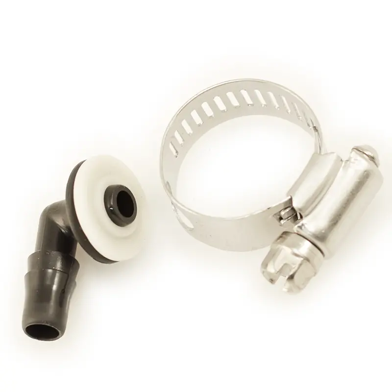1/2" Mainline Saddle Fitting With Stainless Steel Clamp – Designed For 5/16" Tubing 1