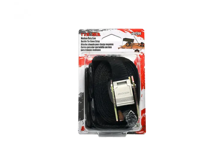 1-Inch × 15-Foot Cam Buckle Strap – Adjustable Securing Strap 1