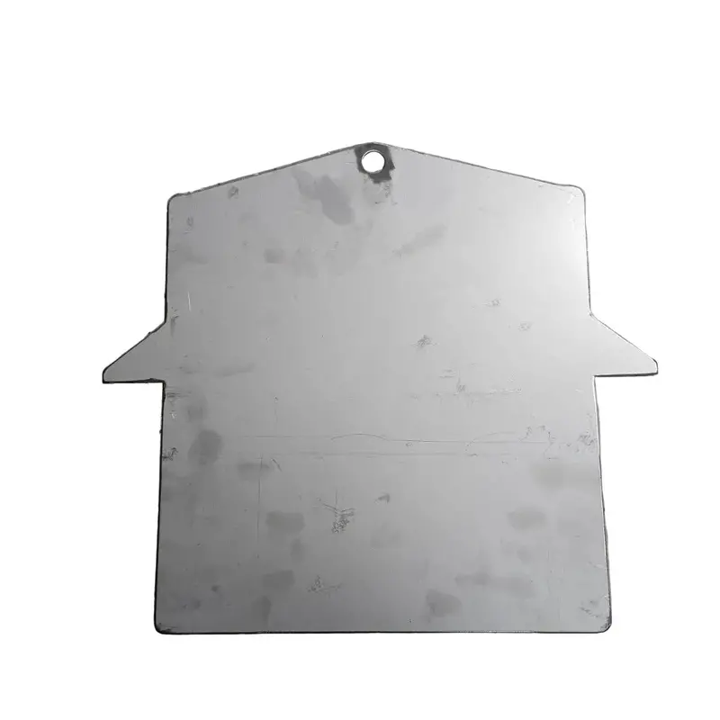 10" Filter Press Stop/Blocker Plate – Durable Stainless Steel Component 1
