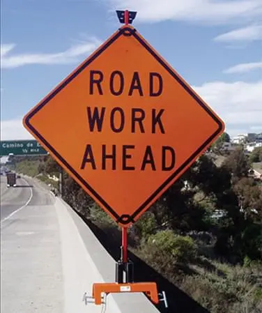 12-Inch K-Rail Barrier Clamp Stand For Temporary Traffic Control 1
