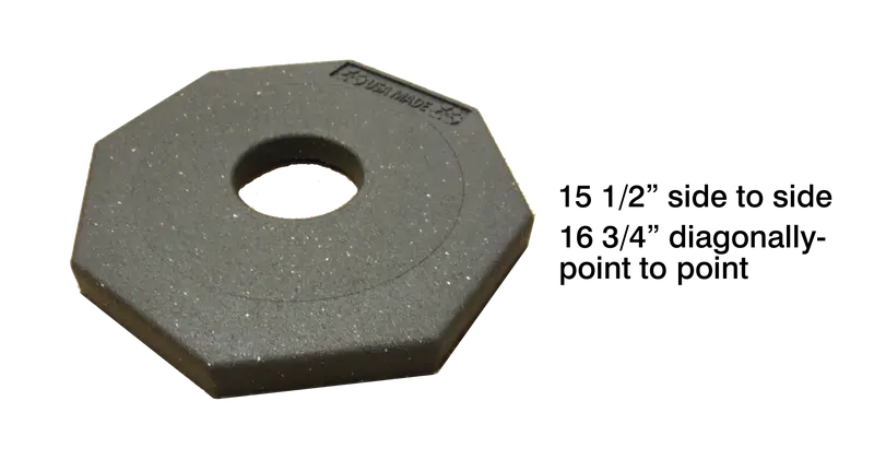 12-Pound Octagonal Delineator Base 1
