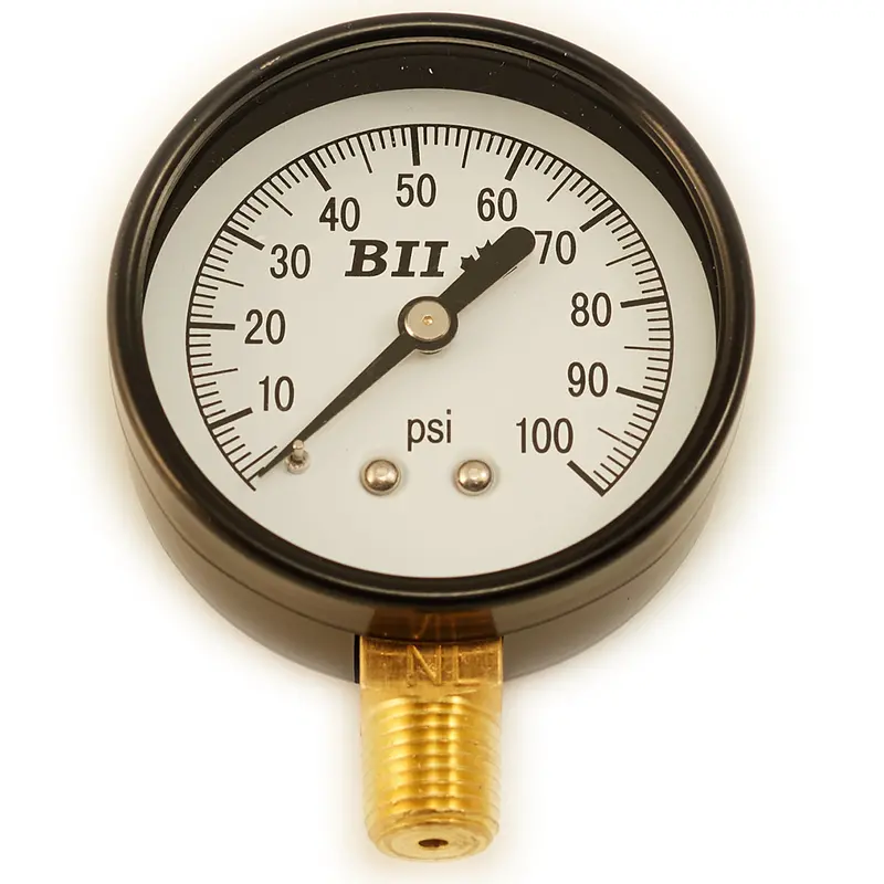 2.5-Inch Analog Pressure Gauge – 0–100 Psi Range 1