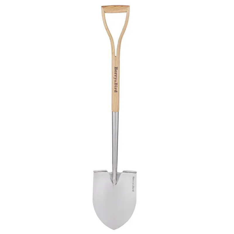 43-Inch Round-Point D-Handle Spade Shovel – Professional Garden Digging Tool 1