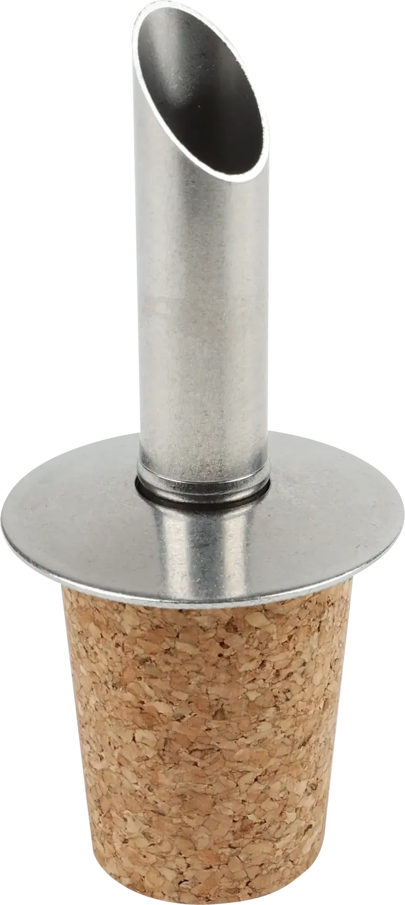 6 Cm Stainless Steel & Cork Spout For Bottles And Jugs 1