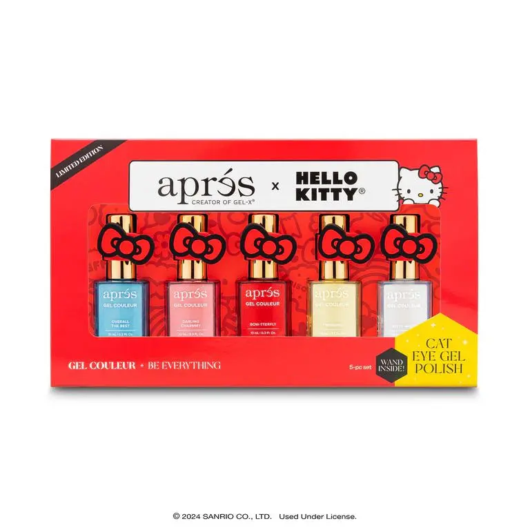 Après Hello Kitty Cat Eye Gel Polish Set (5-Pack) 1