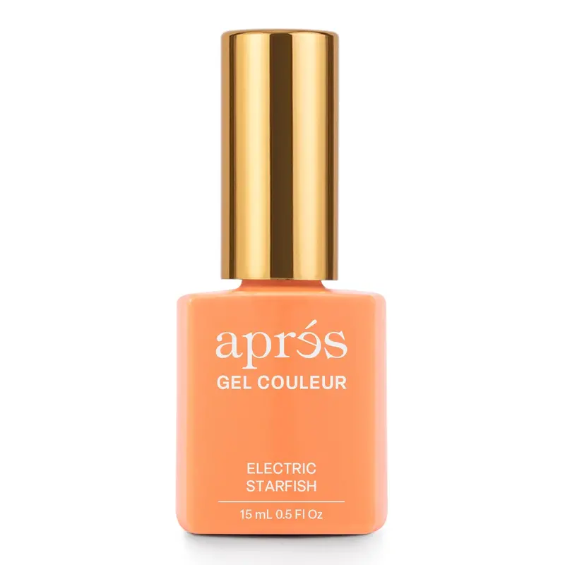 Après Hema-Free Gel Color In Electric Starfish – Neon Coral-Pink Glow 1