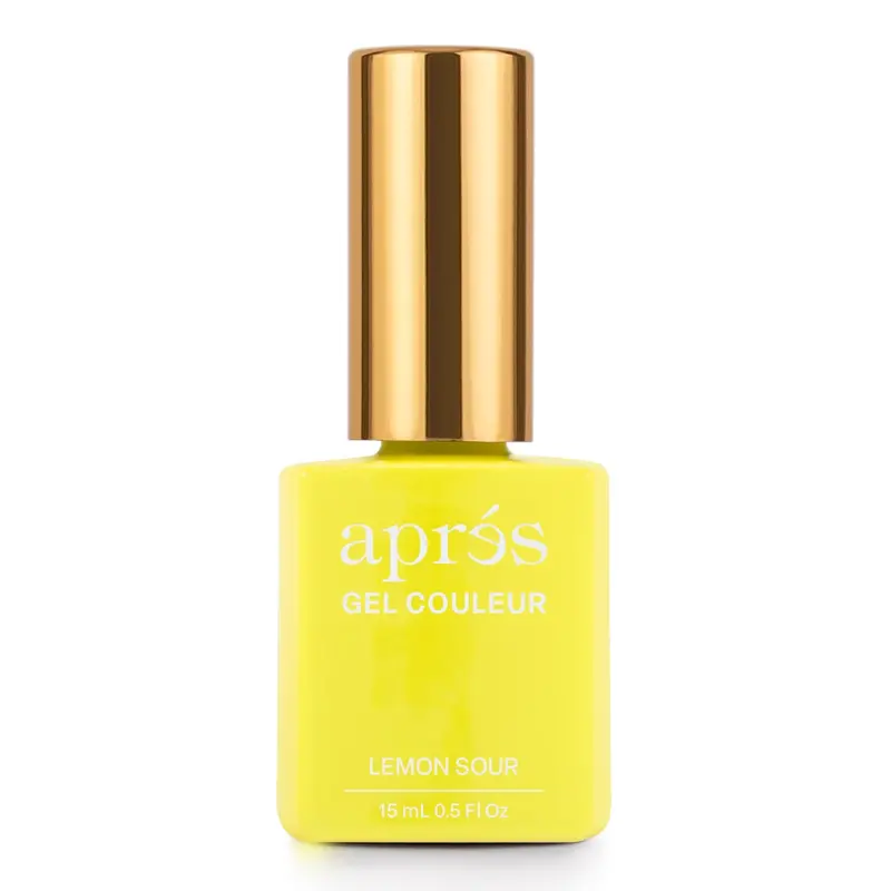 Après Hema-Free Gel Color In Lemon Sour – Zesty Yellow-Citrus Gel 1