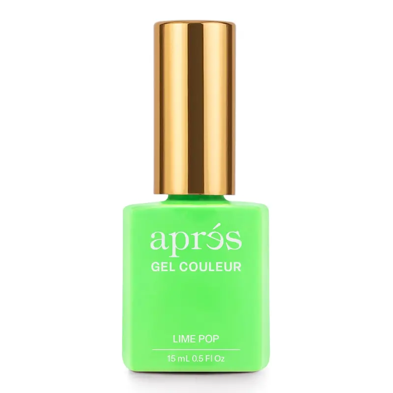 Après Hema-Free Gel Color In Lime Pop – Non-Toxic, Vegan-Friendly Formula 1