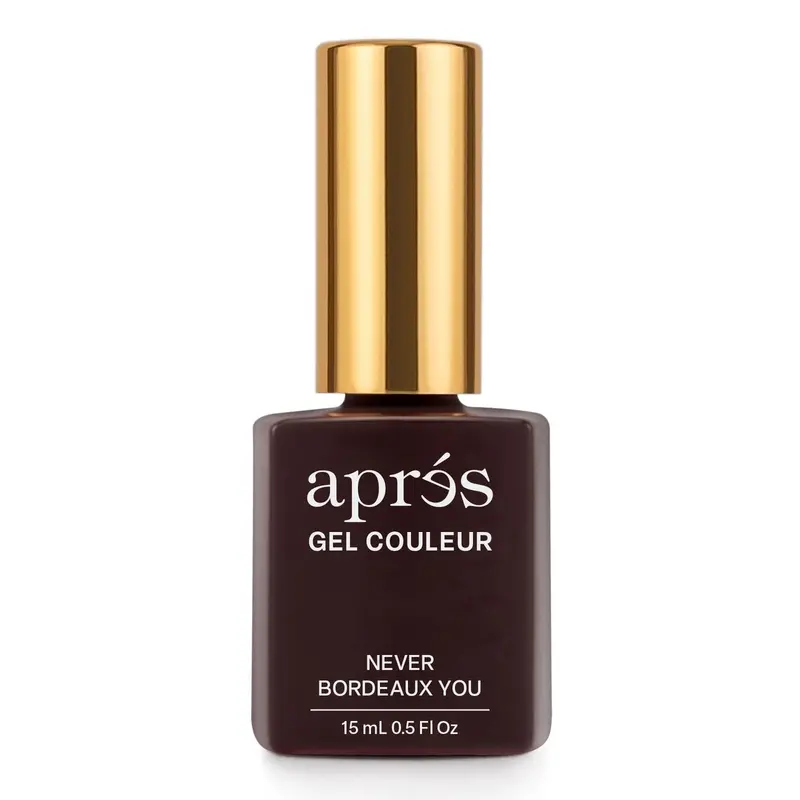 Après Hema-Free Gel Nail Color In Never Bordeaux You 1