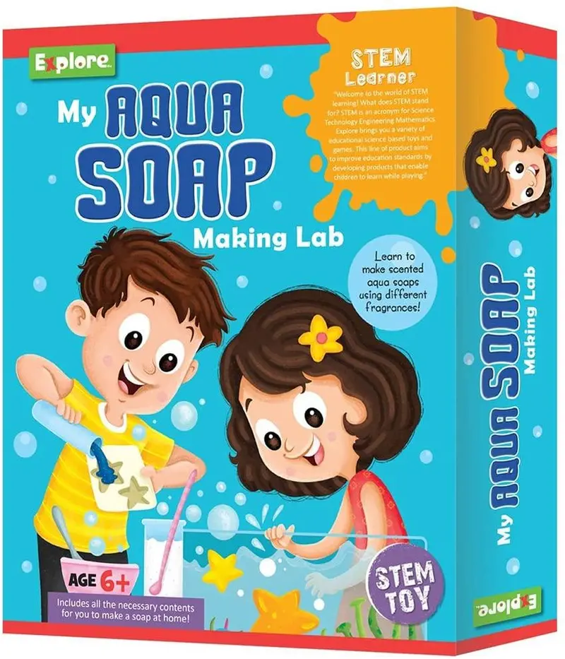 Aqua Blue Soap Making Activity Set 1