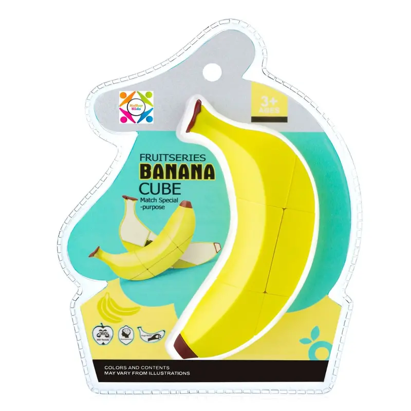 Banana-Shaped Magic Cube Roll-Up Puzzle 1