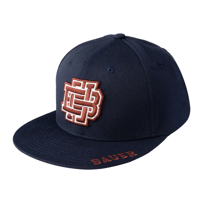 Bauer Interlock Snapback Cap – Senior Fit, Adjustable Closure 1