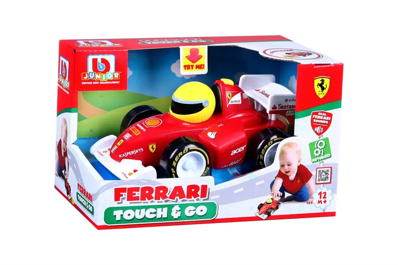 Bb Junior Ferrari Touch & Go F2012 Formula 1 Toy – Glossy Red 1