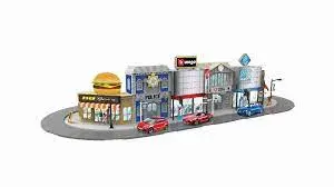 Bburago 1:43 Street Fire City Deluxe Playset – Interactive Emergency Theme 1
