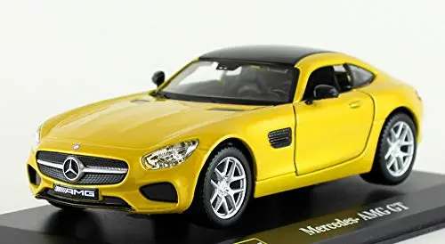 Bburago Mercedes-Amg Gt Die-Cast Model – 1:32 Scale In Yellow 1