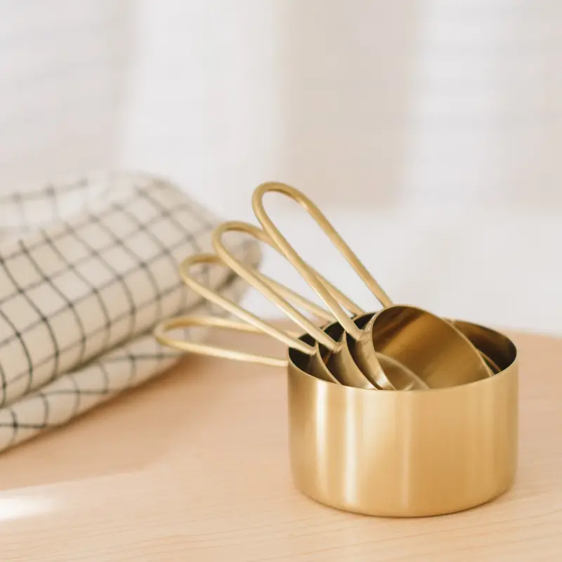 Brass Measuring Cups — Elegant & Precise Kitchen Essentials 1