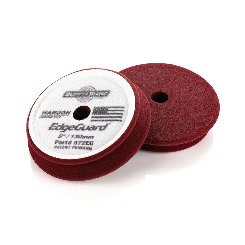 Buff & Shine Edgeguard 5" Maroon Medium-Cut Pad 1