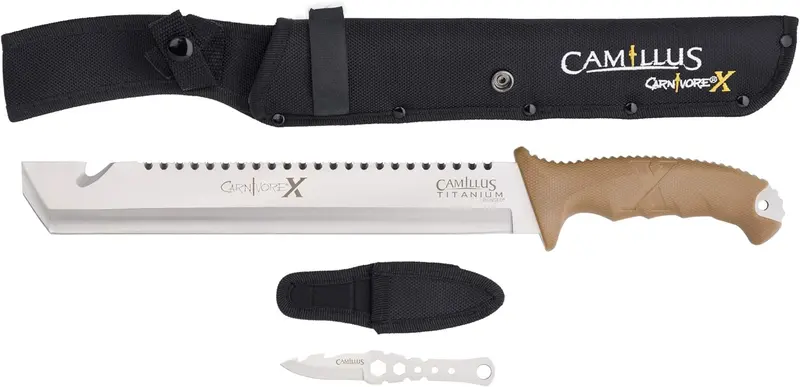 Camillus Carnivore X Tactical Survival Knife – Heavy-Duty Fixed Blade 1
