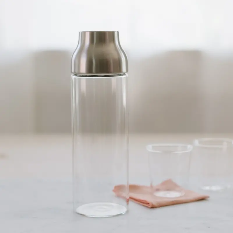 Capsule Glass Water Carafe (1 Liter) 1