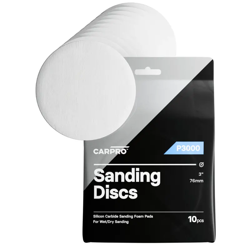 Carpro 3" Sanding Discs – P3000 Grit (10-Pack) 1