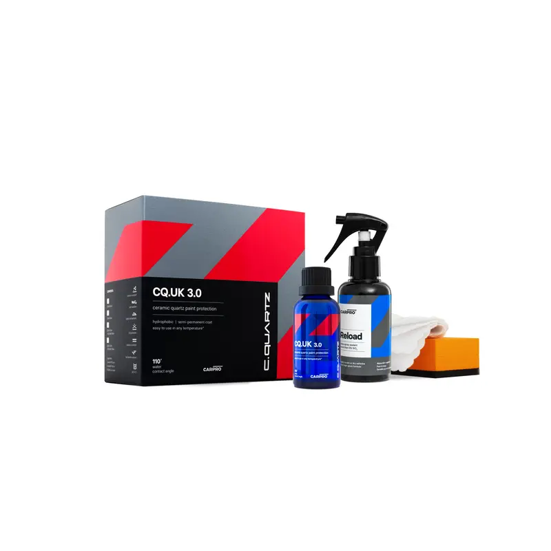Carpro Cquartz Uk 3.0 Ceramic Coating Kit – 50Ml + Reload Enhancer 1