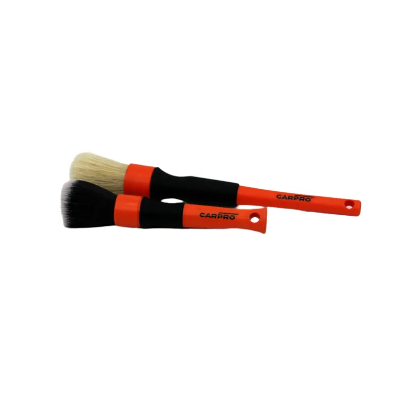 Carpro Detailing Brush Set – Multi-Size Nylon & Bristle Brushes For Trim, Vents & Contoured Surfaces 1