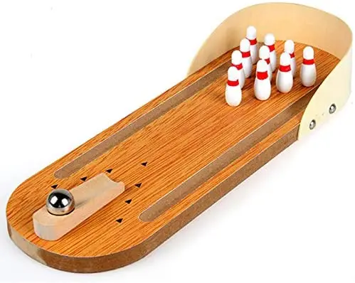 Children'S Tabletop Bowling Set For Early Learning 1
