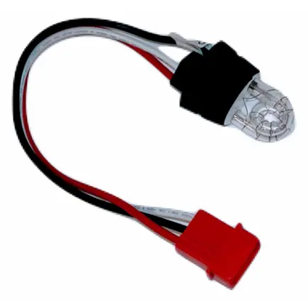 Clear Corner-Mount Strobe Light 1
