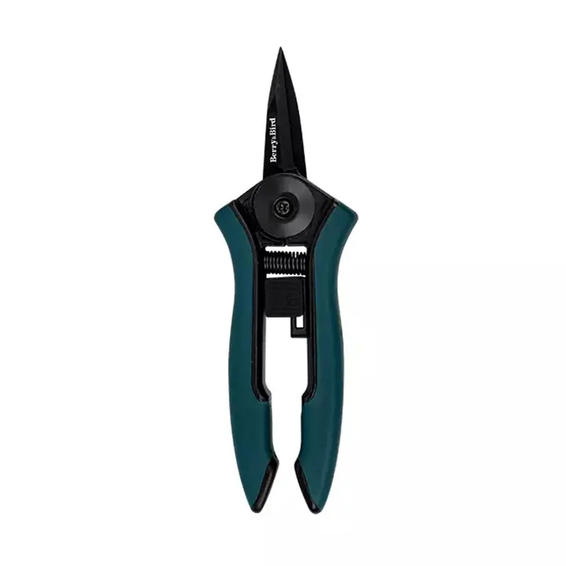 Color-Accented Pruning Shears – Green-Handled Stainless Steel Gardening Scissors 1