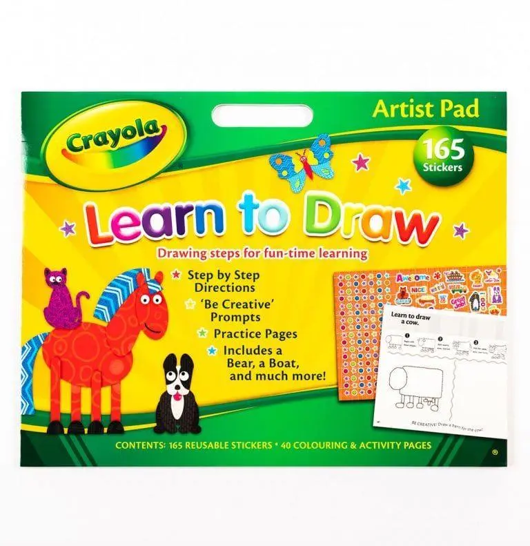 Crayola Alligator Learn-To-Draw Artist Pad – English Language Edition 1