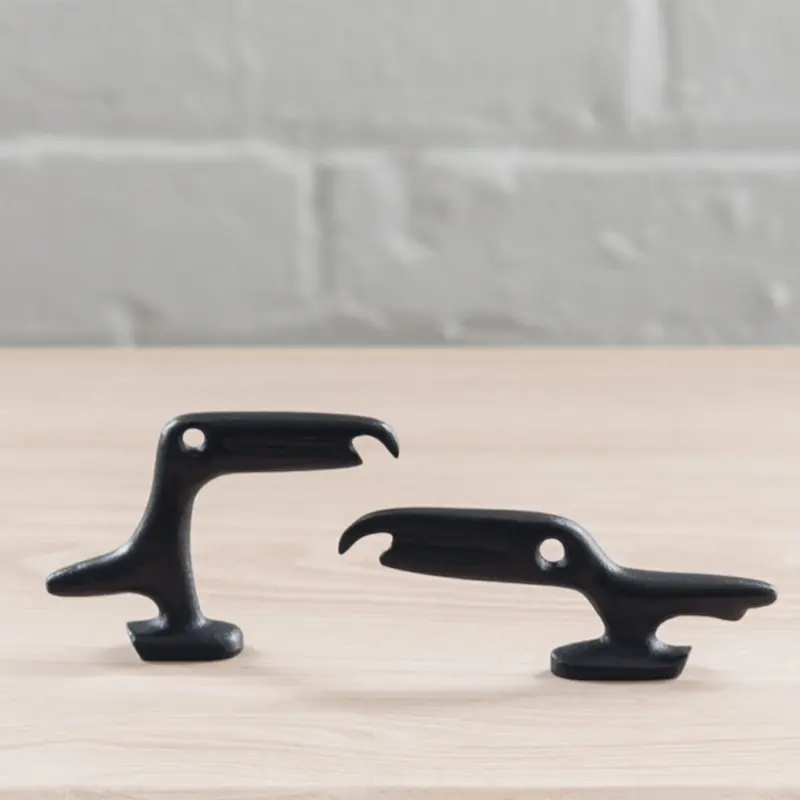 Crow-Inspired Enamel-Coated Bottle Opener 1