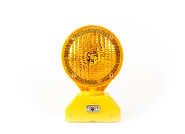 D-Cell Powered Led Barricade Warning Light 1