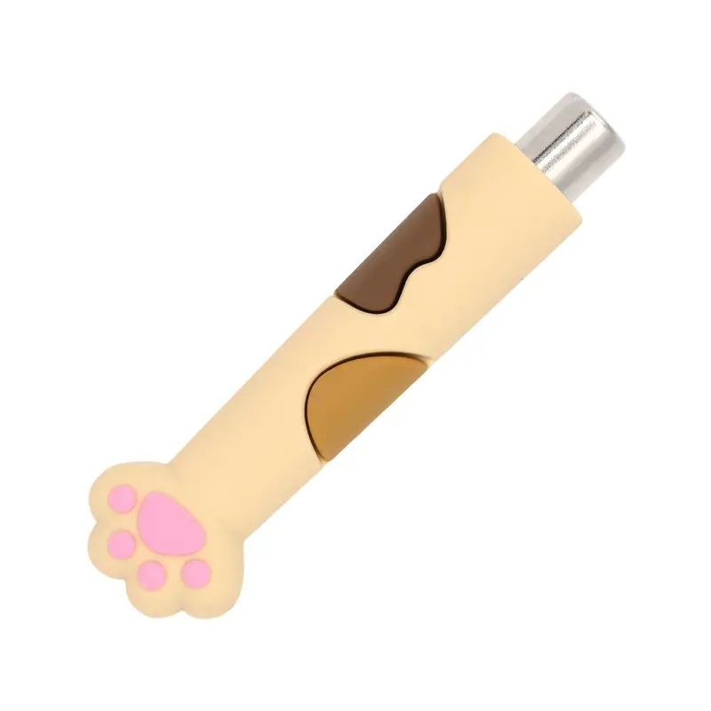 Daily Charme Beige Cat Paw Cylinder Magnet Wand For Cat Eye Effects 1