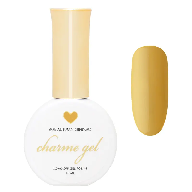Daily Charme Cream Polish In Autumn Ginkgo #606 1