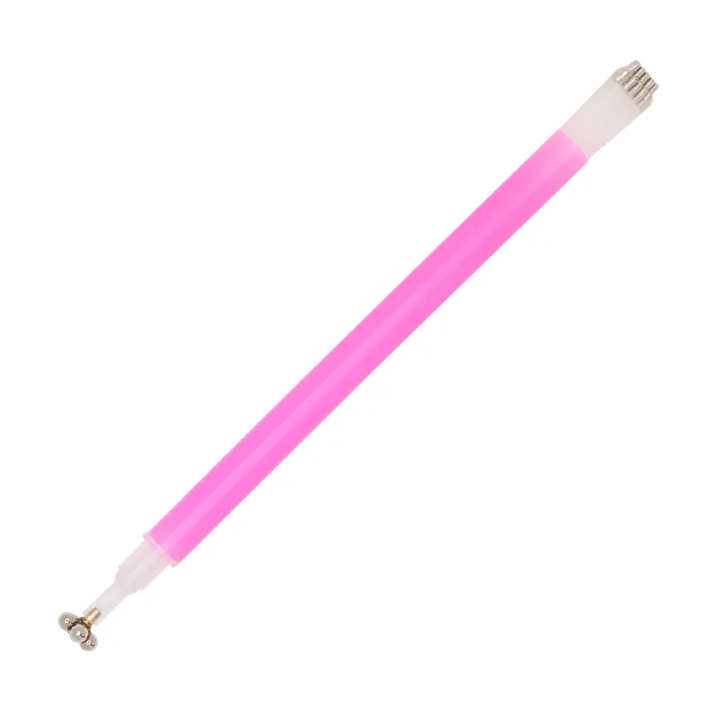 Daily Charme Double-Sided Cat Eye Magnet Pen – Floral & Striped Ends 1