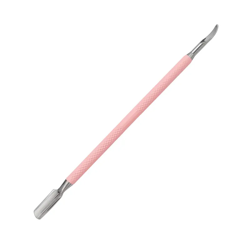 Daily Charme Dual-Function Cuticle Pusher & Nail Cleaner – Rose Pink 1