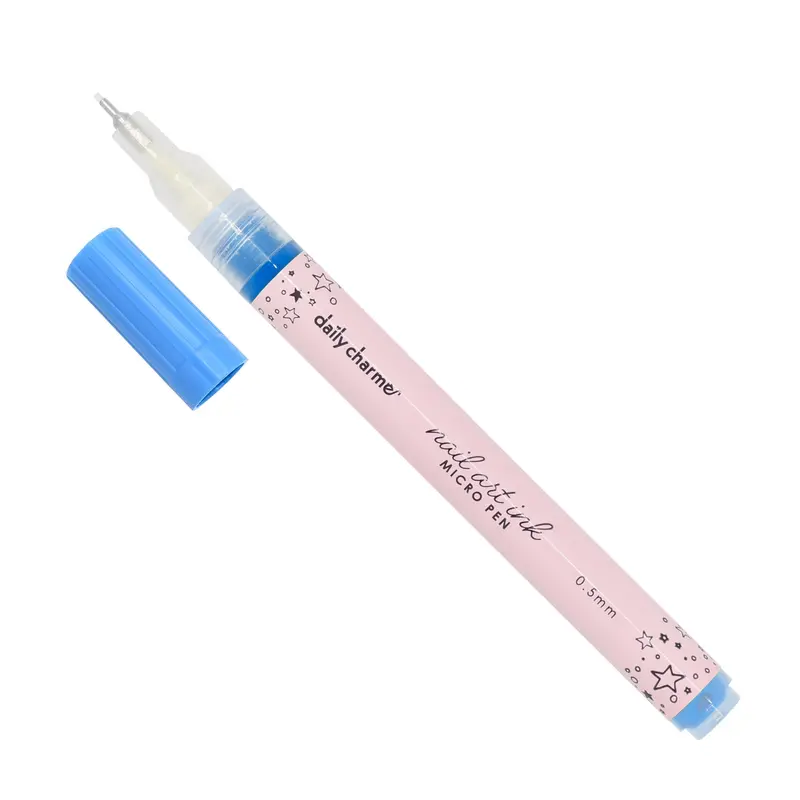 Daily Charme Fine-Tip Nail Art Ink Micro Pen – Aqua Blue Shade 1