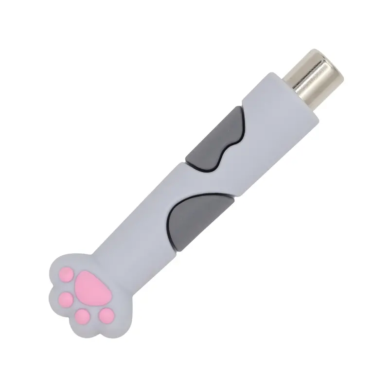 Daily Charme Gray Cat Paw Cylinder Magnet Wand For Cat Eye Nails 1