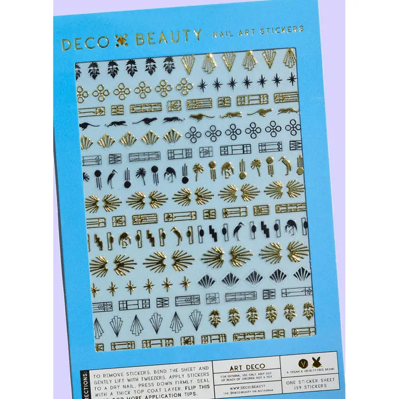 Deco Beauty Art Deco Nail Stickers For Creative Manicures 1