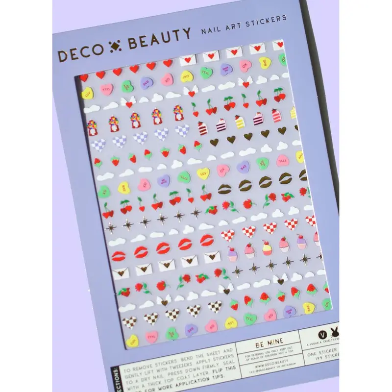 Deco Beauty 'Be Mine' Themed Nail Art Stickers 1