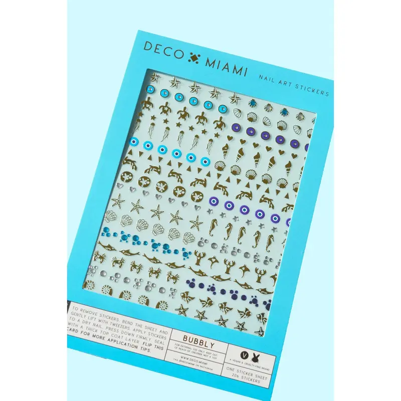 Deco Beauty Bubbly Nail Art Sticker Collection 1