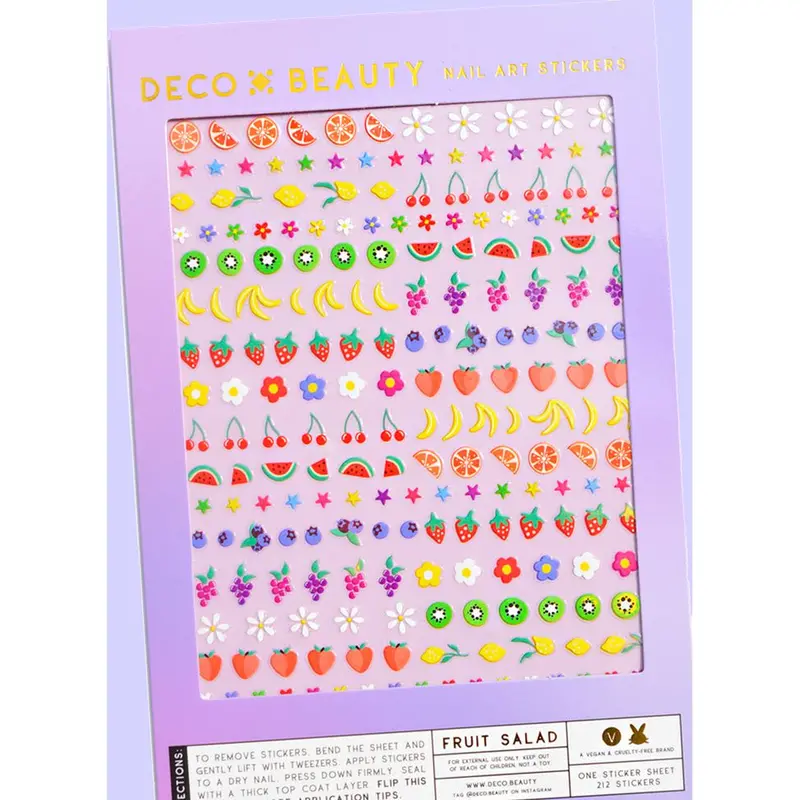 Deco Beauty Fruit Salad Nail Art Sticker Pack 1