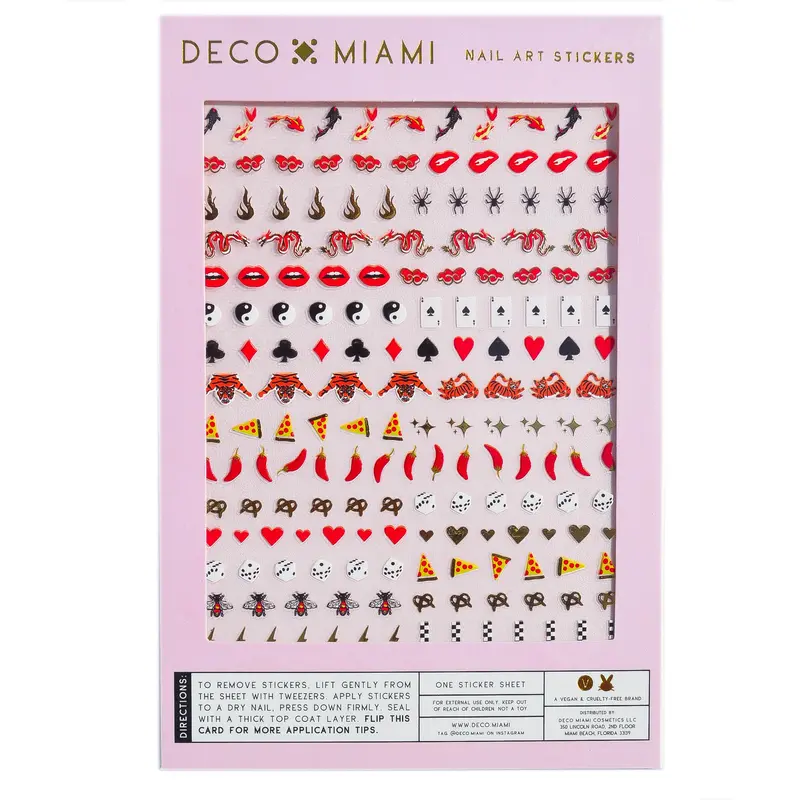 Deco Beauty Jackpot Nail Stickers – Lucky Casino Theme 1