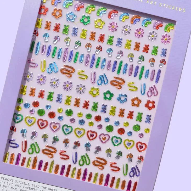 Deco Beauty Jelly-Themed Nail Art Stickers 1