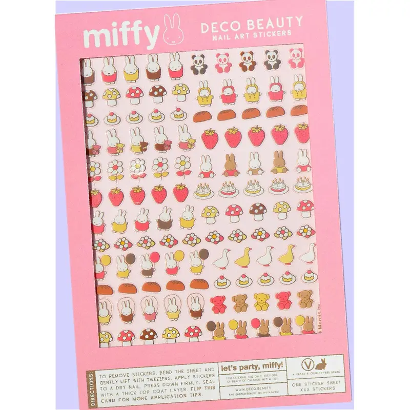 Deco Beauty Let'S Party, Miffy! Nail Art Stickers 1