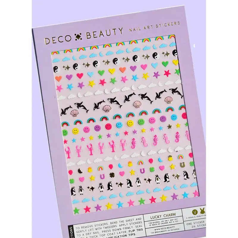 Deco Beauty Lucky Charm Nail Art Stickers 1
