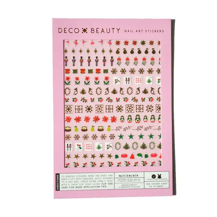 Deco Beauty Nutcracker Nail Art Sticker Set 1