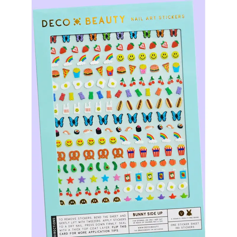 Deco Beauty Sunny Side Up Nail Art Stickers 1
