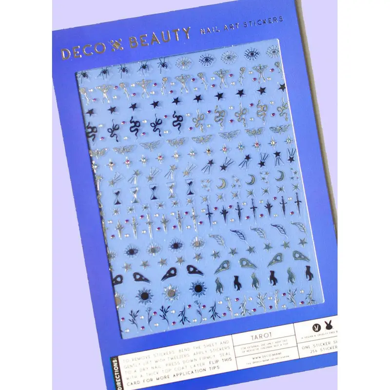 Deco Beauty Tarot-Themed Nail Art Stickers – Decorative Nail Accents 1